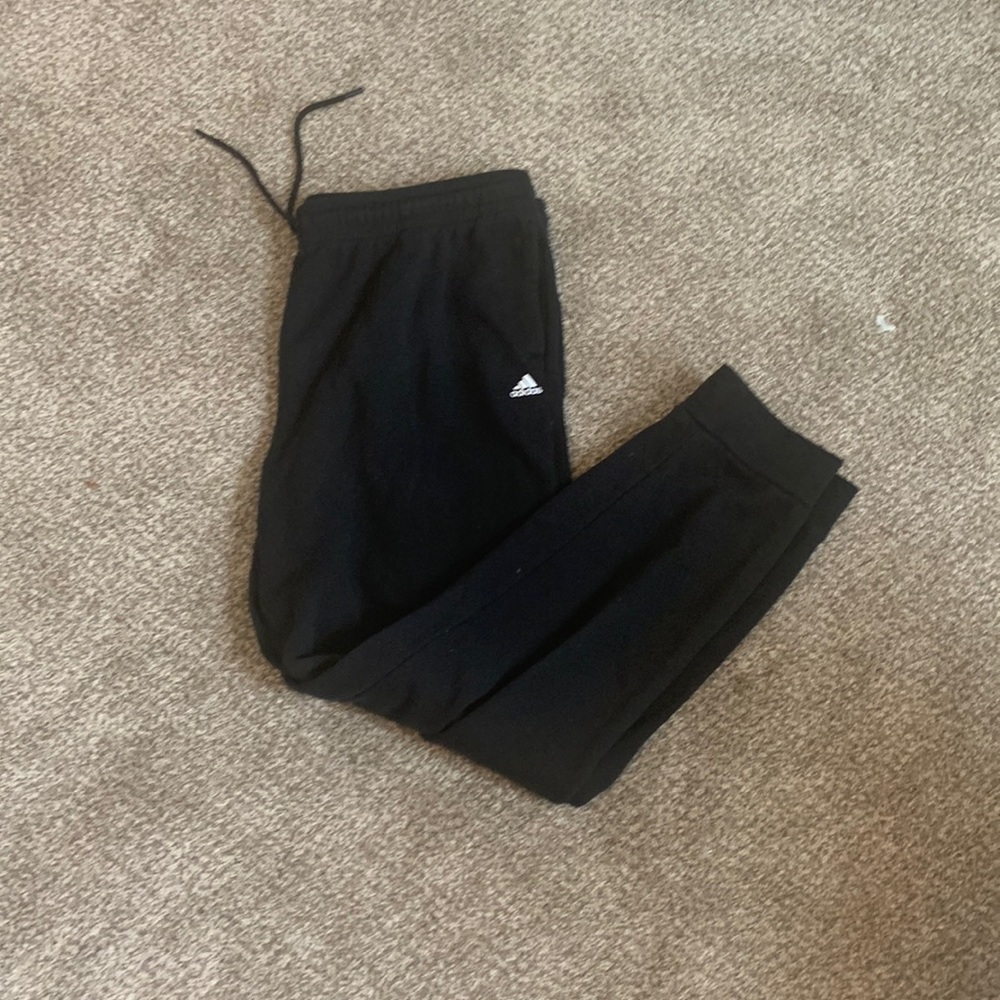 Black adidas sweatpants